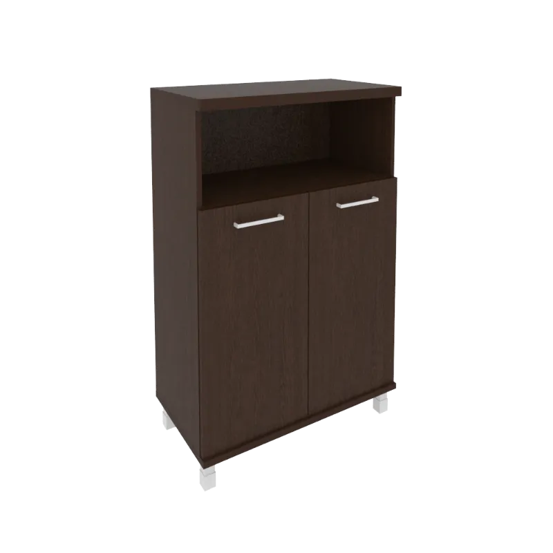 Шкаф средний широкий First KST-2.1 (венге Цаво)